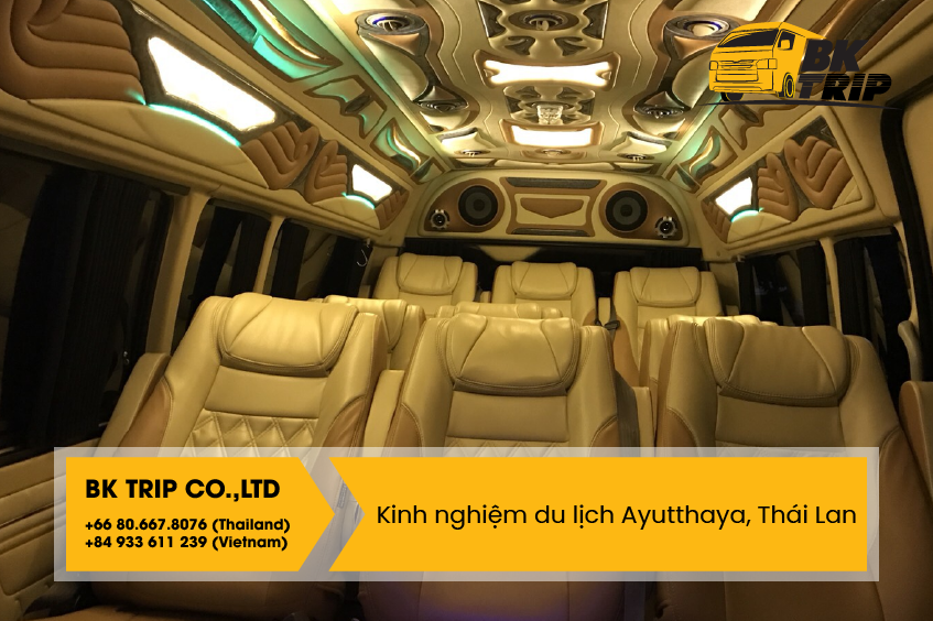 Thu&ecirc; xe du lịch tự t&uacute;c đến &Acirc;ytthaya