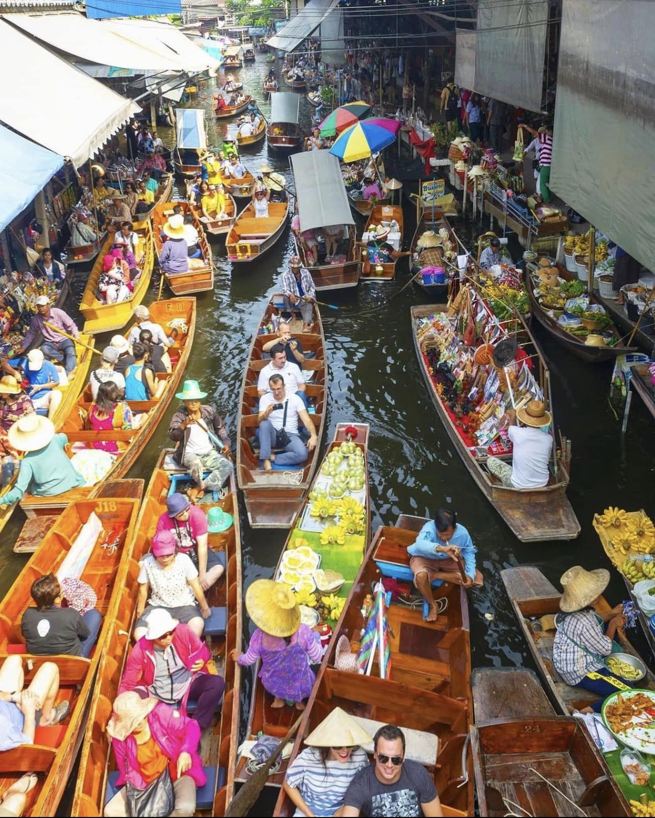 Thuyền tham quan Chợ Nổi Damnoen Saduak